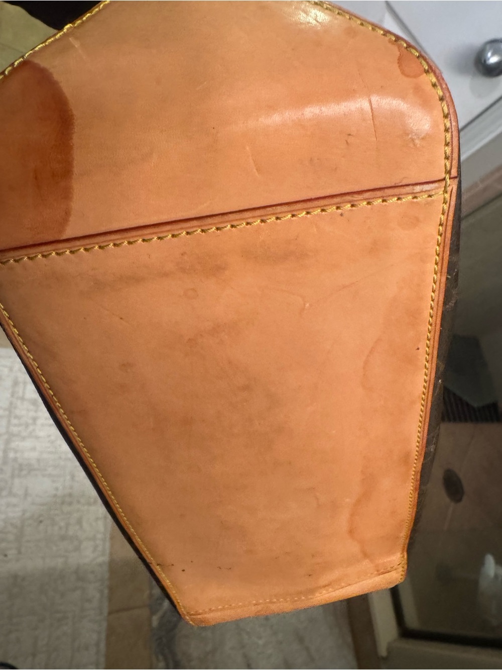 Louis Vuitton Monogram Cabas Piano Canvas Tote with Tan Straps - Picture 9 of 13